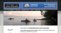 Desktop Screenshot of chesapeakebaykayakanglers.com